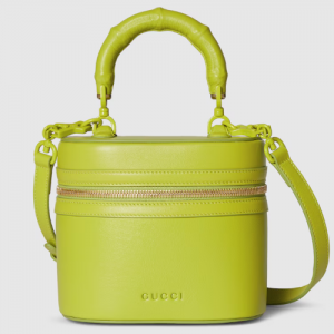 구찌 GUCCI 뱀부 핸들 디테일의 미니 배니티 백 ‎828157 AAEVB 3520