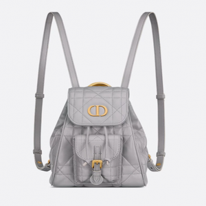 디올 DIOR Dior Caro 스몰 백팩 그레이 매크로까나쥬 양가죽 M6302UNOZ_M53G