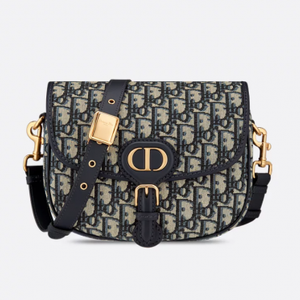 디올 DIOR Dior Bobby 미디엄 백 블루 Dior Oblique 자카드 M9319UTZQ_M928
