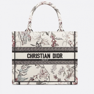 디올 DIOR Dior Book Tote 스몰 백 베이지 Millefiori 자수  M1265ZEXP_M10I