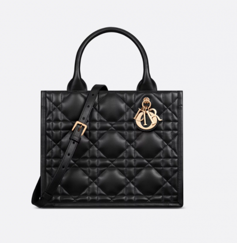 디올 DIOR Dior Book Tote 스몰 백 블랙 매크로까나쥬 송아지 가죽 M1325OWHP_M900