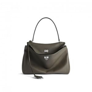 발렌시아가 BALENCIAGA 여성 로데오 미디엄 핸드백 카키 7897722AA4U3503