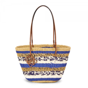 로에베 LOEWE 바스켓 토트 백 - 엘리펀트 그래스 & 카프스킨 A223S91X04