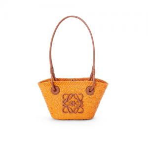 로에베 LOEWE 미니 애너그램 바스켓 백 - 이라카 팜 & 카프스킨 A223P64X03