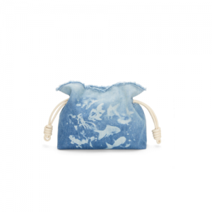 로에베 LOEWE 데님 소재의 플라멩코 클러치 A411FC1XAD
