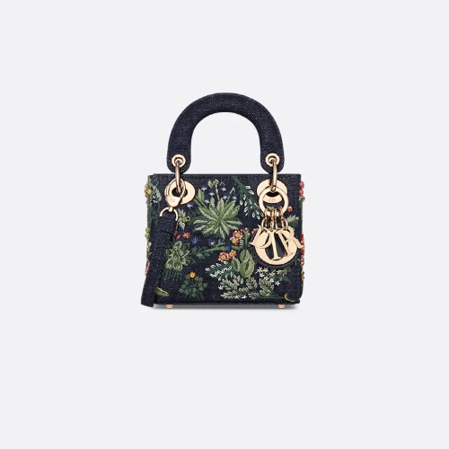 디올 DIOR Lady Dior 마이크로 백 S0856OIMY_M49E