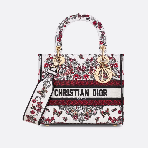 디올 DIOR Dioramour Lady D-Lite 미디엄 백 M0565OEEI_M941