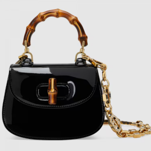 구찌 뱀부 1947 미니 탑 핸들백 724641 AABCE 1091