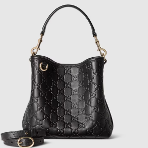구찌 GG 엠블럼 스몰 버킷백 ‎815118 AAFDV 1000