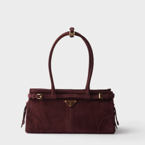 프라다 보니 미디엄 스웨이드 핸드백1BA426_2C4S_F0007