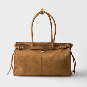 프라다 보니 라지 스웨이드 핸드백 1BA433_2C4S_F0401