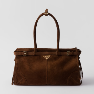 프라다 보니 라지 스웨이드 핸드백 1BA433_2C4S_F0324