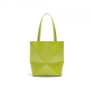 로에베 LOEWE 미디엄 퍼즐 폴드 토트 - 샤이니 카프스킨A657G50X01-1718