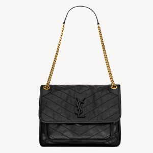 생로랑 SAINT LAURENT 빈티지 가죽 소재 NIKI 미디엄 6331580EN071000