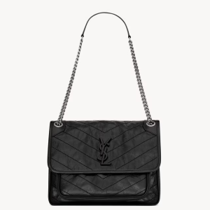 생로랑 SAINT LAURENT 빈티지 가죽 소재 NIKI 미디엄 6331580EN041000
