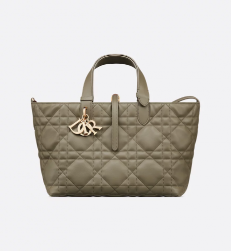 디올 Toujours 미디엄 백 클레이 그린 매크로까나쥬 송아지 가죽 M2821OSNW_M97H