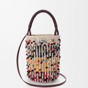 로에베  버킷 - 코드, 가죽 & 울 A223BKDX01-2668