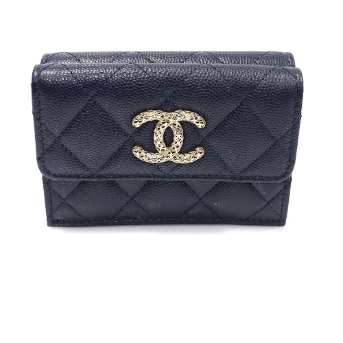 샤넬 CHANEL 플랩 지갑 AP3182