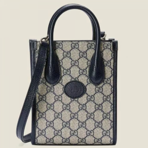 구찌 GUCCI 인터로킹 G 미니 토트백 671623 K9GSN 4075