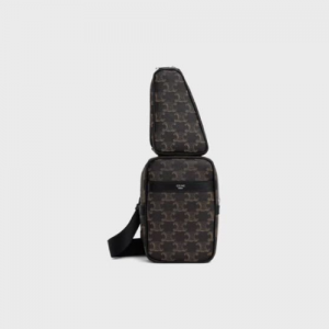 셀린느 CELINE 트리오페 멀티 포켓 남성 슬링백 111632EU1.38SI