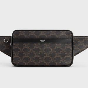 셀린느 CELINE 벨트 백 - 트리옹프 캔버스 & 카프스킨블랙 116162FWK.38SI