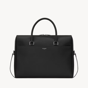 생로랑 SAINT LAURENT DUFFLE BRIEFCASE IN GRAIN DE POUDRE EMBOSSED LEATHER  625449BTY0E1000