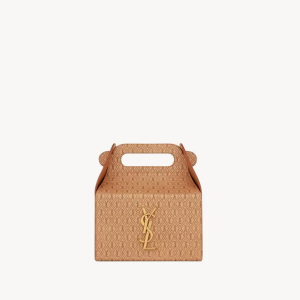 생로랑 SAINT LAURENT  모노그램 엠보스드 베지터블 태닝 가죽 소재의 TAKE-AWAY BOX 732657AABQ62734