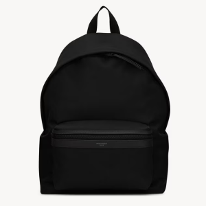 생로랑 SAINT LAURENT 에코닐, 스무스 가죽, 나일론 소재의 CITY 백팩 534967FAEBW1000