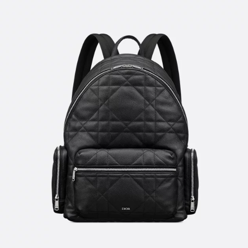 디올 DIOR 백팩 & 블랙 맥시까나쥬 송아지 가죽 1ESBA220MNE_H00N