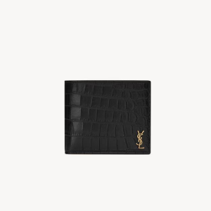 WEST WALLET WITH COIN PURSE IN CROCODILE EMBOSSED MATTE LEATHER 610193DZEDW1000